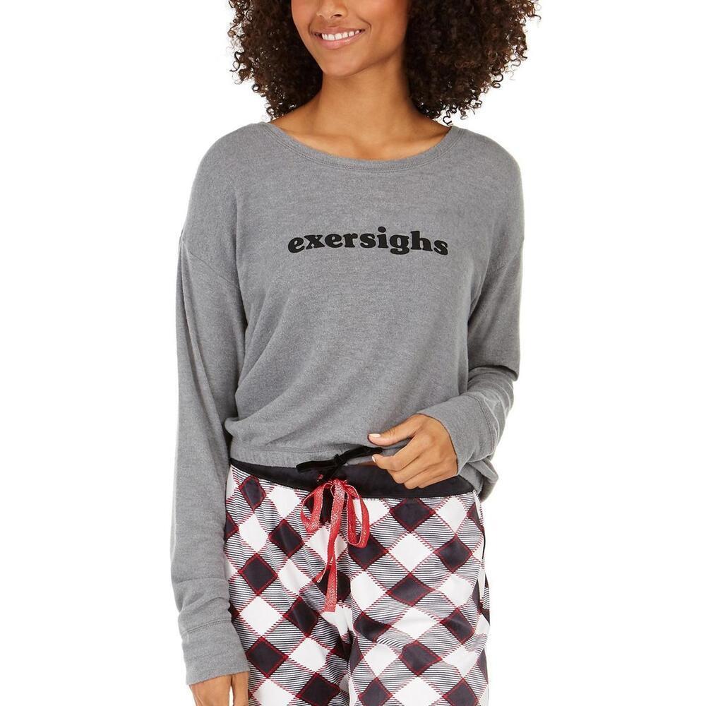 Jenni Womens Tie-Waist Pajama Top Size XL